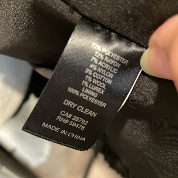 NWOT Rachel Zoe tweed blazer Size L - Picture 6 of 7